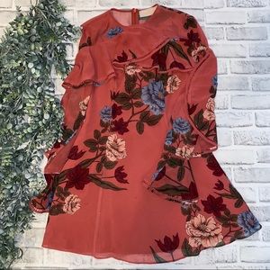 Keepsake Mauve Floral Boho Dress